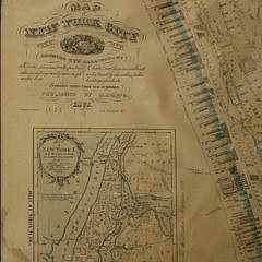 Rare Large Format Map of New York City, 1876 by Matthew Dripps