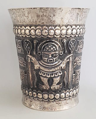 51-4135 Inka Silver Vase A