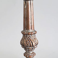 Pair of Silver Plated Four-Light Candelabra