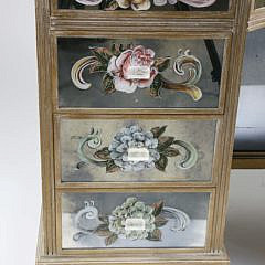 Contemporary Hand Decorated Mirrored Lady’s Dressing Table