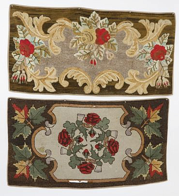 999 Two Floral Hooked Rugs A_MG_8307