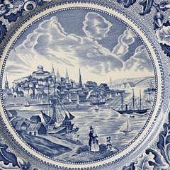 6 “Historic America View of Boston” Porcelain Plates