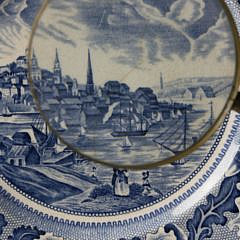 6 “Historic America View of Boston” Porcelain Plates