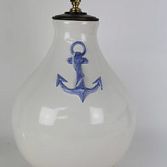 Contemporary “Anchors” Ceramic Lamp