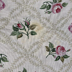 Wool Rose Needlepoint Carpet, 20th Century