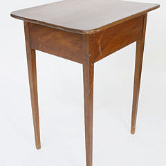 American Hepplewhite One Drawer Birch Workstand