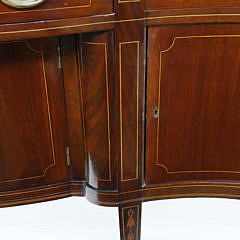 Pennsylvania Centennial Inlaid Bow Front Sideboard