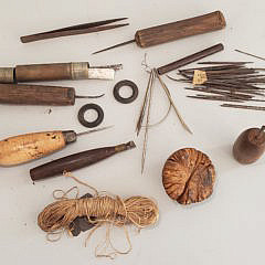 19th Century Sailmakers Mending Kit