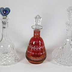 160-4621 3 Cut Crystal Decanters A_MG_9538