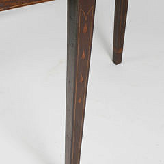 American Federal Inlaid Mahogany Card Table, circa 1800