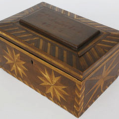 Mariner Made Inlaid Box, circa 1877