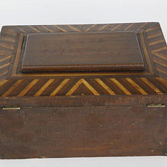 Mariner Made Inlaid Box, circa 1877