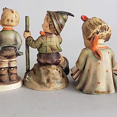 Collection of 9 Vintage German Hummel Figurines