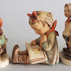 Collection of 9 Vintage German Hummel Figurines