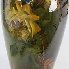 Louwelsa Weller Vase, Decorated by Hattie Mitchell, early 20th century