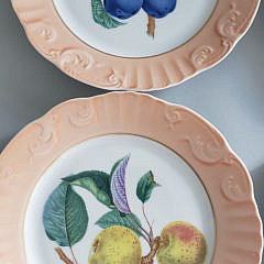 Set of 8 Mottahedeh Luncheon Plates