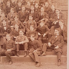 19th Century Black and White Photograph, “Class of “99” Stevens Institute of Technology”