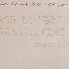 19th Century Black and White Photograph, “Class of “99” Stevens Institute of Technology”