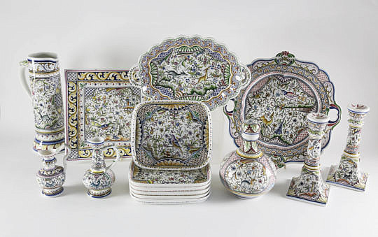 283-4621 Portuguese Ceramic Luncheon Dishes A_MG_9478