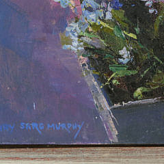 Mary Sarg Murphy Oil on Canvas “Forget Me Nots”