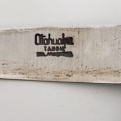 Vintage Silver and Leather Gaucho Boot Knife Tandil Buenos Aires Argentina