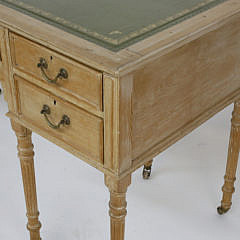 English Sheraton Pine Writing Desk, 19th Century