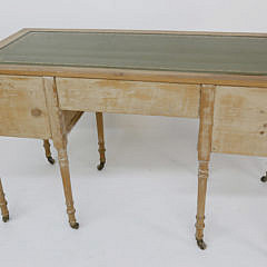 English Sheraton Pine Writing Desk, 19th Century