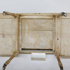 English Sheraton Pine Writing Desk, 19th Century