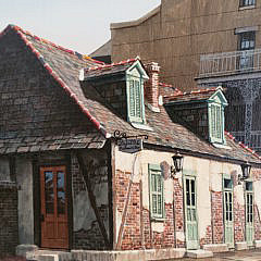 James Kendrick III Oil on Canvas, “Lafitte’s Blacksmith Shop”