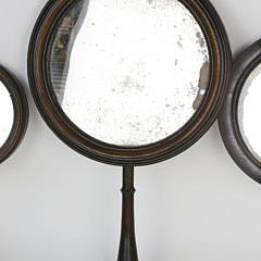 Set of Three 18th Century Hand Mirrors