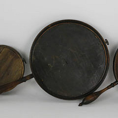 Set of Three 18th Century Hand Mirrors