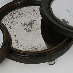 Set of Three 18th Century Hand Mirrors