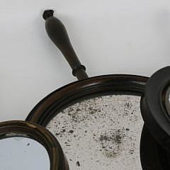 Set of Three 18th Century Hand Mirrors