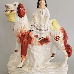 39615 Staffordshire Dog Woman A