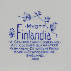 112 Piece Myott, Finlandia, Staffordshire England Dinner Service