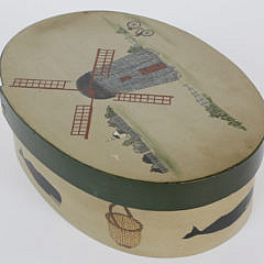 Beth Mason 1990 Nantucket Decorated Ditty Box