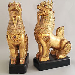 65-4426 Tivetan Foo Dogs A