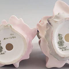 Two Royal Doulton Figurines, “Babie & Tootles”, circa 1930s