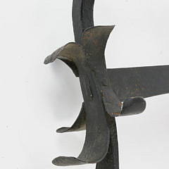 Newport Rhode Island Wrought Iron Boot Scrape, 18th Century