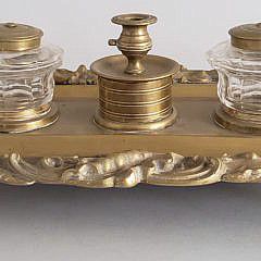 81-4133 Brass Inkwell A