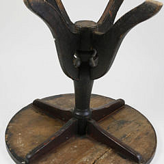 Continental Black Painted Artist Work Table, circa 1860-1870