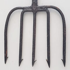 Two 19th Century Iron Eel Spears