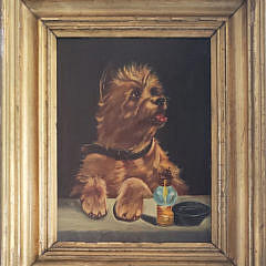 6-3176 Dog Portait Oil Painting A