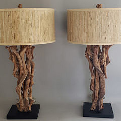 2402-955 Driftwood Lamps A