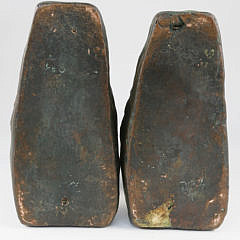 Pair of Joza Krupka Bronze-Clad Bison Bookends, circa 1914