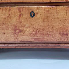 New England Cherry and Birch Four Drawer Chest of Drawers, 19th Century