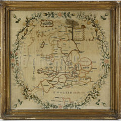 1615-54 Needlepoint Map of England and Waterways A_MG_1611