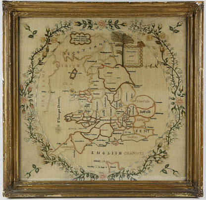 1615-54 Needlepoint Map of England and Waterways A_MG_1611