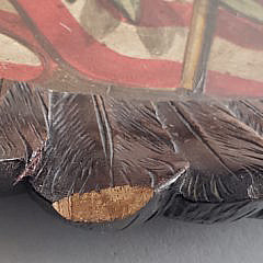 Carved and Painted American Eagle Plaque, 19th Century