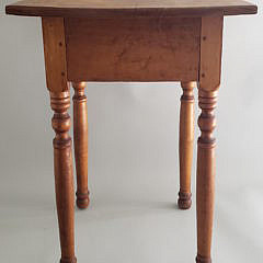 American Sheraton Tiger Maple Night Stand, 19th Century